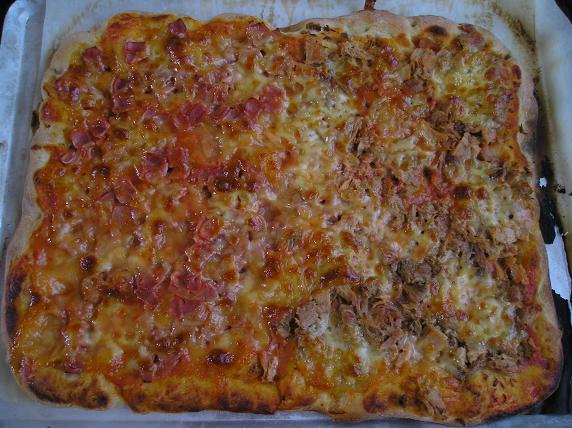 La pizza de las niñas (y la abuela)