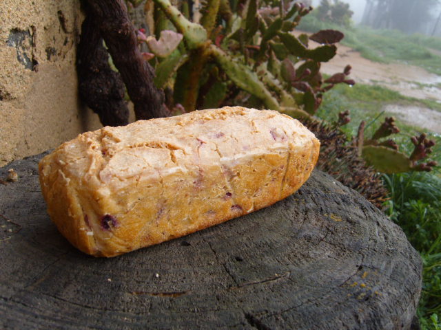 Sin gluten con gofio de maíz y col lombarda