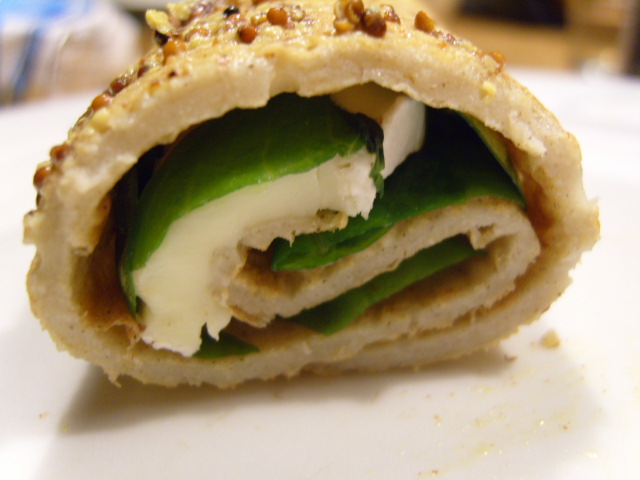 344 con brie y berros